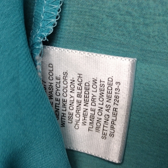 (RB1 NWOT) LIZ CLAIBORNE SHEER BLOUSE - Picture 3 of 3